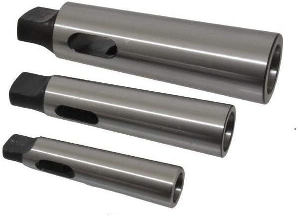 AI Tools 3 Pcs Morse Taper Drill Sleeve Reducing Adapter for Lathe Milling MT2 to MT1,MT3 to MT2,MT4 to MT3