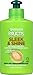 Garnier Fructis Sleek & Shine Leave-In Conditioning Cream for Frizzy, Dry Hair, Plant Keratin + Argan Oil, 10.2 Fl Oz, 1 Count (Packaging May Vary) (Pack of 2)