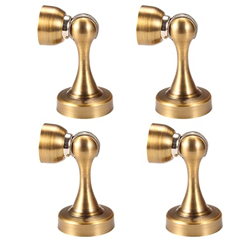 重いステンレスドアアンカのストッパは、 ステンレススチール製マグネット式床置きドアストッパー マルチカラー 100x48mm(Yellow Bronze)