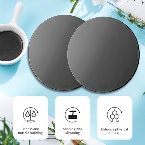 2PCS Core Sliders - Dual-Sided Gliding Discs for Abdominal Exercises - Versatile Workout Equipment for Carpet and Hard Floors - Image 5