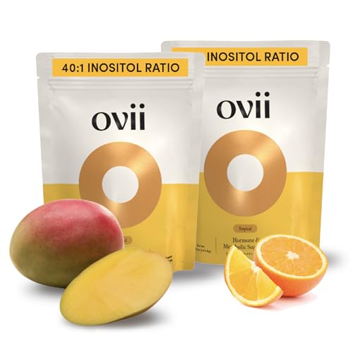Image of Ovii Womens Metabolic Support, Reducose & Myo-Inositol, Tropical (60 Servs) | 40:1 D-Chiro-Inositol Blend, White Mulberry Leaf Extract, Appetite Control, Chromium Picolinate, OBGYN-Formulated, Once-Daily
