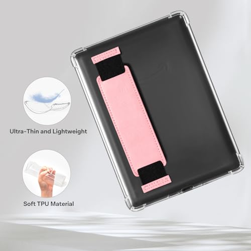 Image of iDLEHANDS 7 inch Clear Case,not for iPad(A260722) | Ultra Slim Lightweight Soft Transparent TPU Cover, Built-in Hand Strap