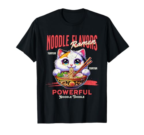Diseño de ramen de anime kawaii Camiseta