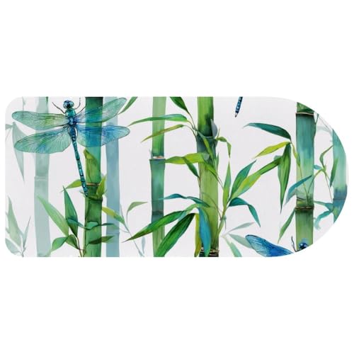Tapis de souris bambou XL antidérapant grand sous-main de jeu
