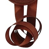 1 rollo de cinta de raso de color sólido