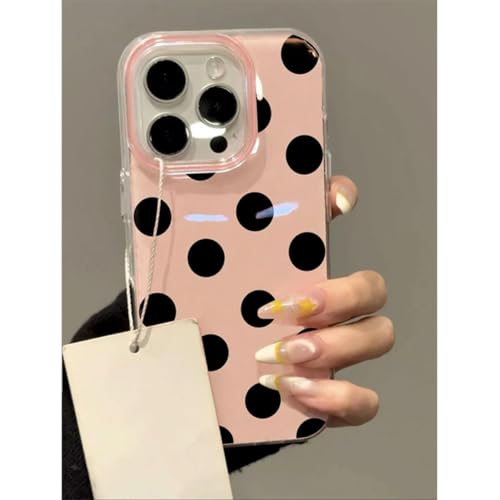 Coque souple iPhone 15 Plus wave points idéale en voyage et au bureau