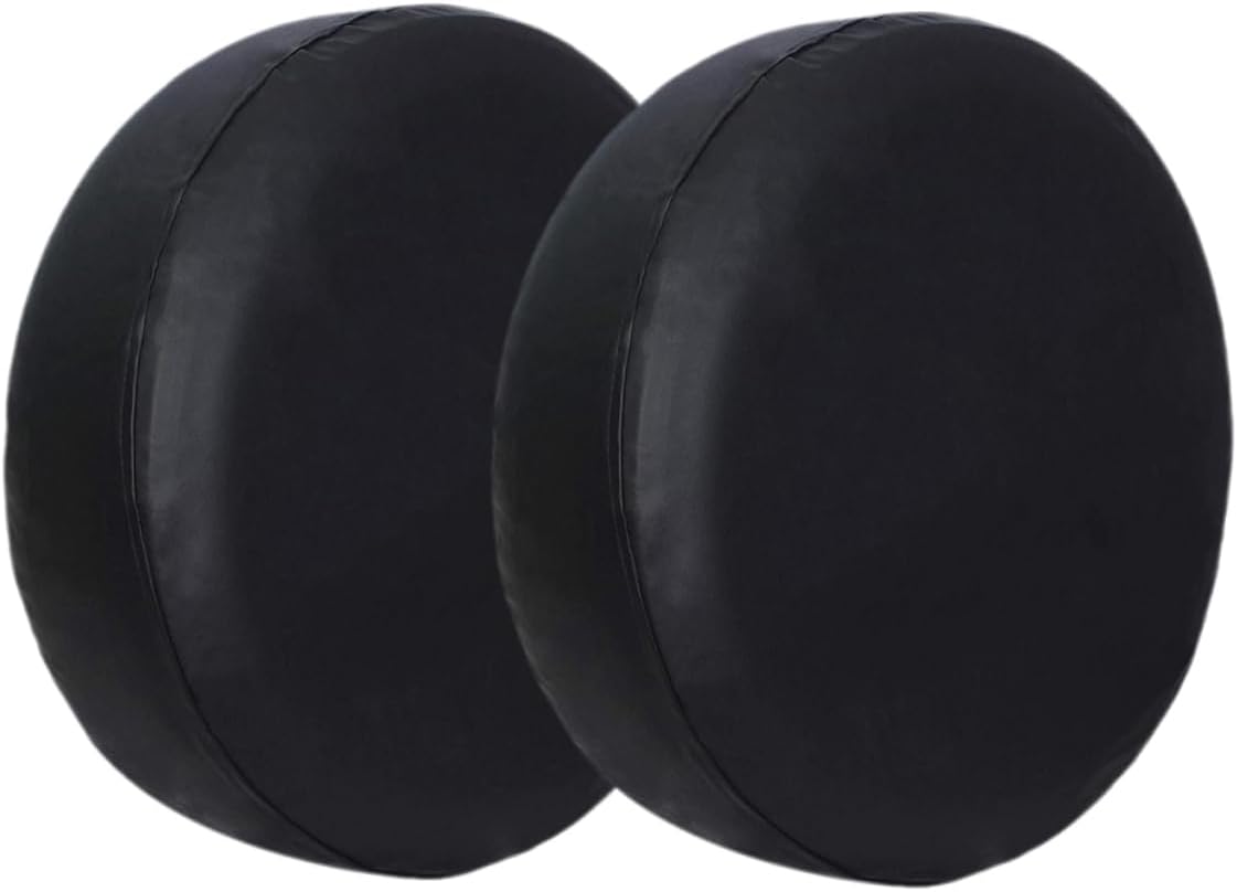 ABOOFAN 2pcs Tire Covers for Spare Tires Wheel Protectors for Rv Truck and Trailers and Fit
