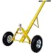 600LBS Trailer Dolly, Heavy Duty Tow Dolly w/Pneumatic Wheels & Hitch Ball, Easy to Assemble, Trailer Mover Dolly for Car, RV, Boat, Driveway, Harbor (Yellow)