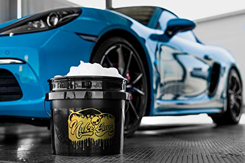 Nuke Guys Golden Bucket Limited Set, GritGuard-wasemmer, 3,5 gallons en GritGuard-emmerinzetstuk in goud, autowasemmer met vuilzeef voor zachte autowas/motorwas - Image 7
