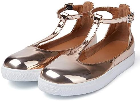 VANDIMI Women Fashion Sneakers Slip on Loafers Casual Flat Shoes Ankle Booties