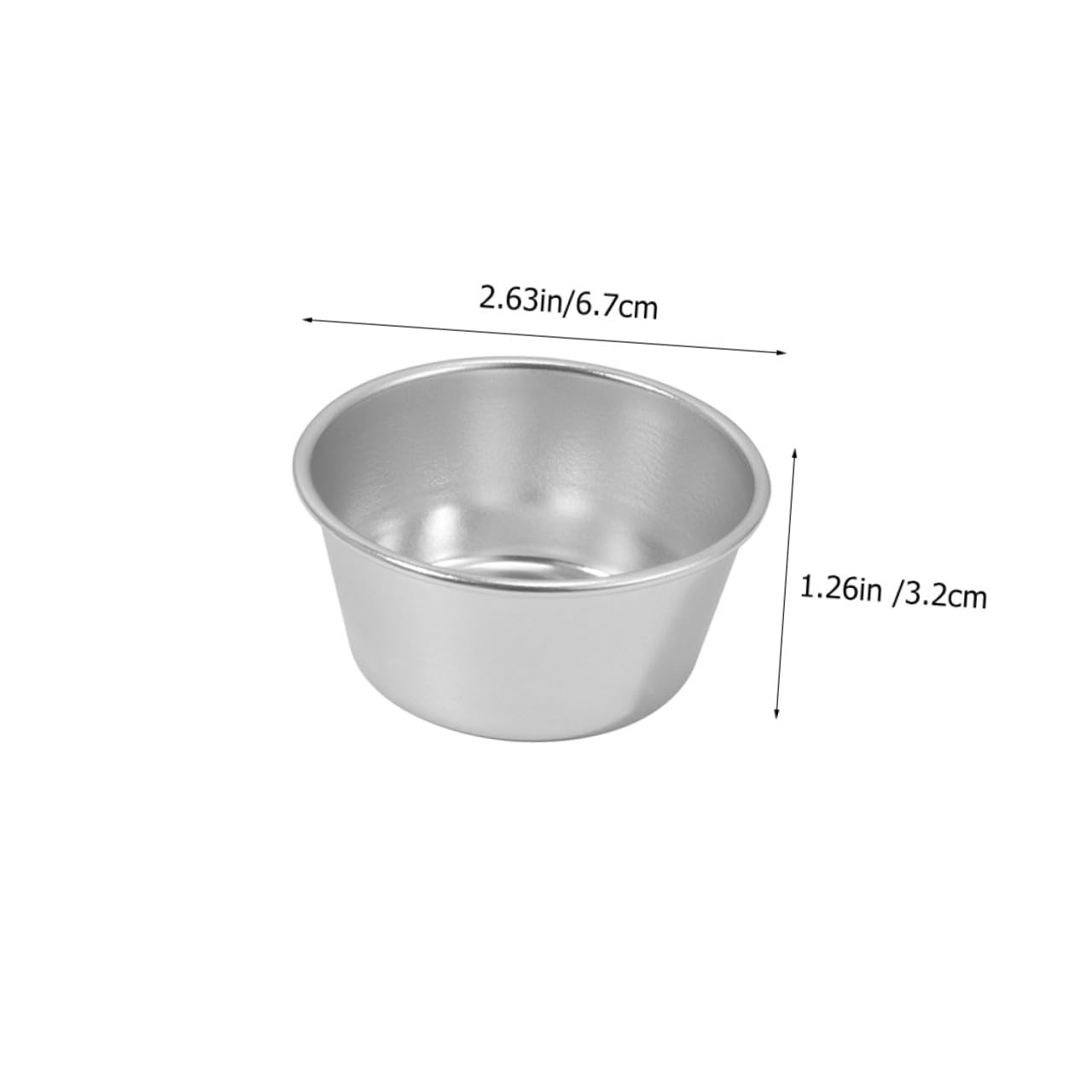 Cabilock 4 Sätze Teiliges Muffin Und Puddingformen Wiederverwendbare Backformen Antihaftbeschichtet Für Muffins Eier Pudding Und Desserts Für Zuhause Und Gastronomie 6 Stück * 4