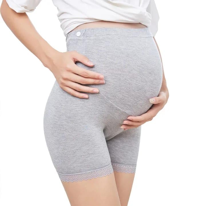 Image of HEADBUTT Women's Under Dress Pregnancy Short Leggings Yoga Maternity Shorts Over The Belly