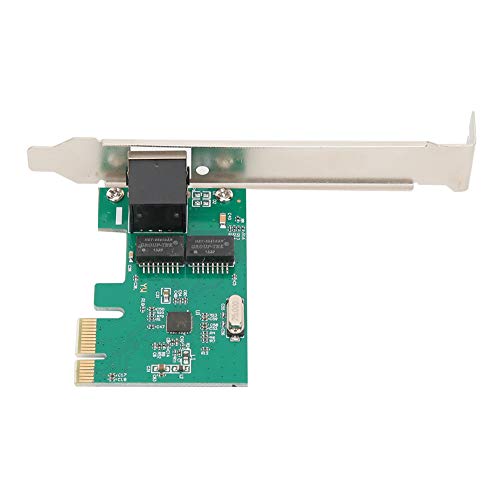 Tarjeta de red Gigabit Ethernet PCI Express x1, 1 puerto RJ45 LAN con chip Realtek RTL8111E, velocidad 10/100/1000Mbps para PC de escritorio y servidor miniatura 2