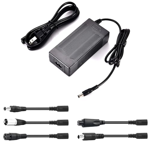 29.4V 1.5A Electric Scooter E-Bike Charger,6 Plugs Replacement for 25.2V Lithium Battery E-Bike Scooter Gotrax,Jetson,hiboy
