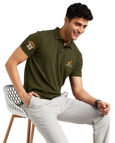 Image of Noble Monk Men's Cotton Blend Regular Fit Polo T-Shirt