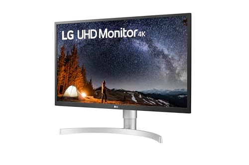 LG Ultrafine 27UL550-W 27" Moniteur UHD 4K 16/9e 3840x2160, IPS 5ms 60Hz, HDR 10, sRGB 98% (AMD FreeSync, Mode DAS, Black Stabilizer, HDMI 2.0 (2), DisplayPort 1.2, Sortie Casque) Blanc