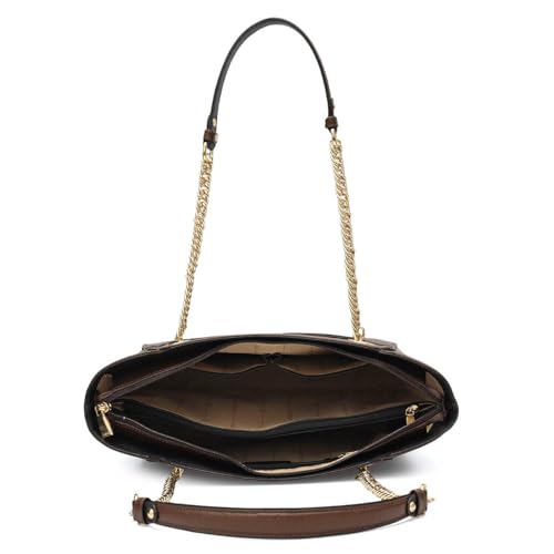 Image of Da Milano Leather Shoulder Bag for Women (00052OL)