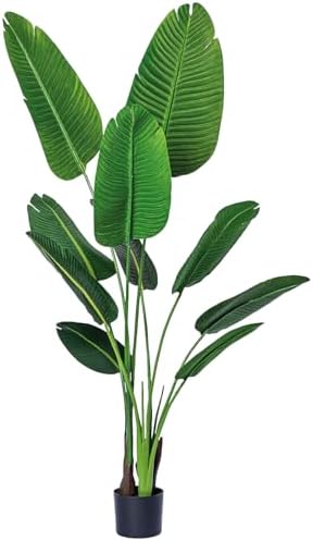 Best Trees for Birds That Will Transform Your Garden Experience 6 Bagari One 5 Foot Artificial Silk Bird of Paradise Palm Tree Potted Plant