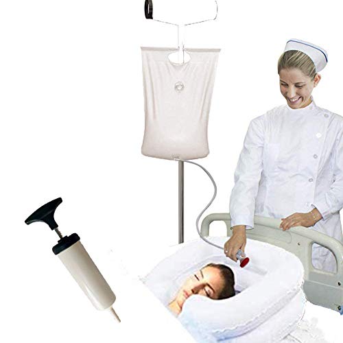 Buy 2 get 3 Inflatable Shampoo Basin Kits with Overhead Shower and Water Bag 2.5 Gallons (2 lbs), Portable Shampoo Bowl Disabled, Pregnant, Injured, Bedridden, Handicapped, Wash Hair in Bed (Set of 4) 🔥 Inflatable Shampoo Basin Kits with Overhead Shower and Water Bag 2.5 Gallons (2 lbs), Portable Shampoo Bowl Disabled, Pregnant, Injured, Bedridden, Handicapped, Wash Hair in Bed (Set of 4)