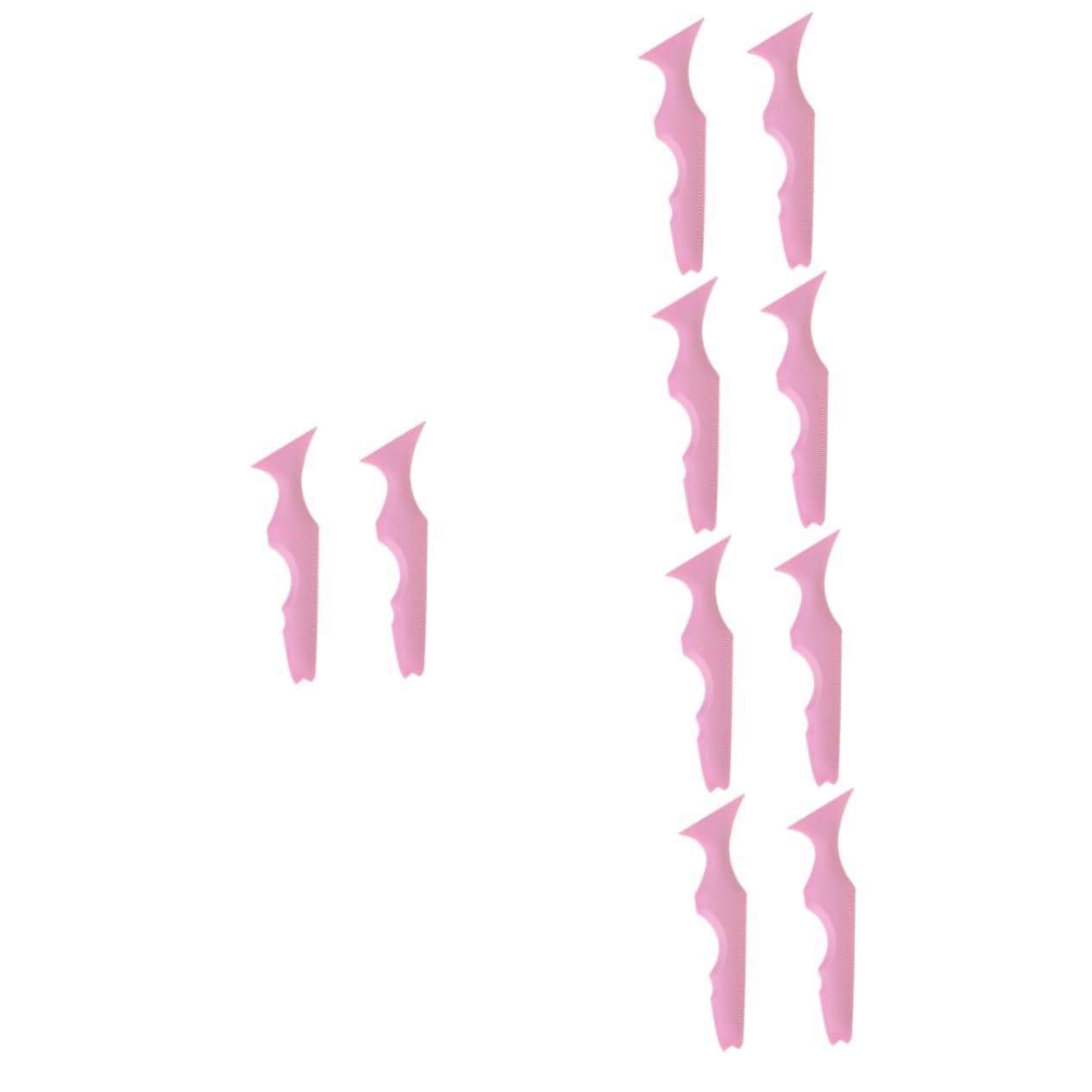 Healeved 10pièces Outils De Maquillage Stencils De Maquillage Pour Eyeliner à Paupières Et Sourcils Accessoires Pratiques Et Portables Pour Débutantes
