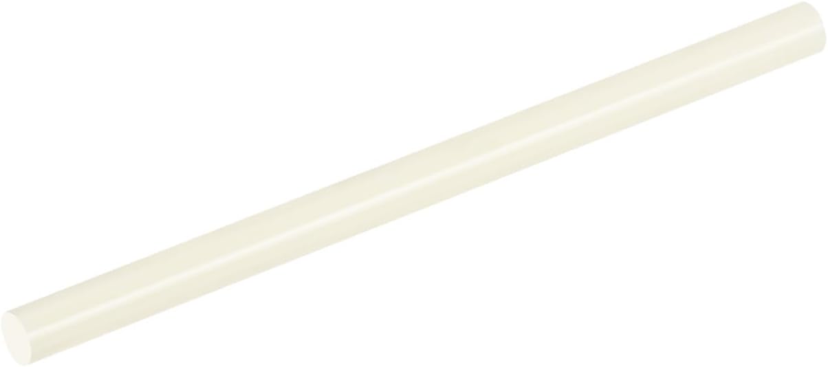 MECCANIXITY Alumina Ceramic Rod Solid Cylinder Whetstone 6mmx100mm Sharpening for Knives Scissors, Cream