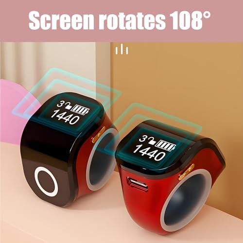 Image of Worship Counter, Tally Clicker for Muslim Islamic Prayer, OLED Screen, Time and Date Digital Display, Vibration Reminder Alarm, Golf, Goods Counting, Lap, Knitting