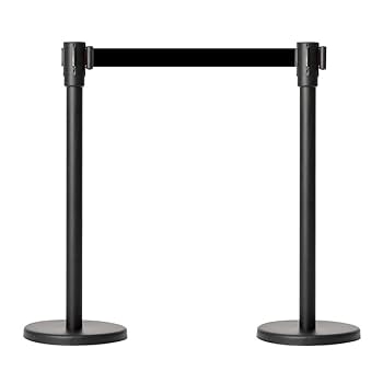 ベルトポールパーテーション 3本セット イベント 展示会 ② Y0228 Amazon.co.jp: [禄越] ベルトパーテーション 2本セット ブラック