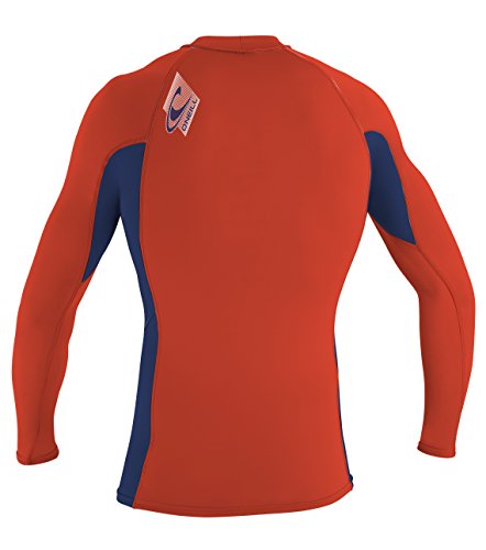 Image of O'Neill Youth Premium Skins Long Sleeve Rashguard, UPF 50+ Sun and Rash Protection, Buttery Soft Tight Fit