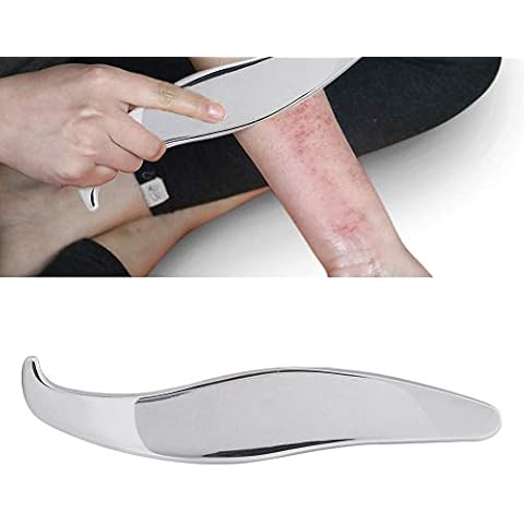 Herramienta de masaje Gua Sha de acero inoxidable TMISHION Cover