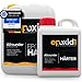 epoxid1® Epoxidharz mit Härter 3,15kg Set | glasklar & blasenfrei | ideal zum Gießen von Rivertable und anderen Volumenverguss bis 5cm | Für Anfänger & Profis | Premium Qualität