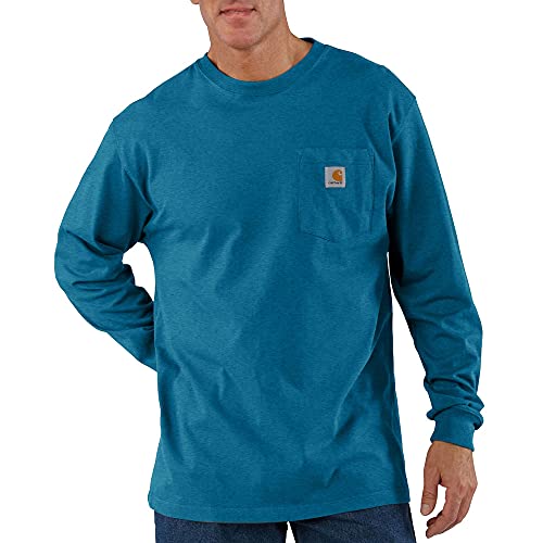 Image of Carhartt Men's Workwear Midweight Jersey Pocket Long-Sleeve T-Shirt