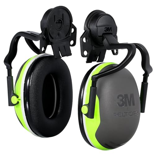 Image of 3M PELTOR Hearing Protection Earmuffs, X4 Series Noise Protection, Construction, Manufacturing, Assembly, Sanding
