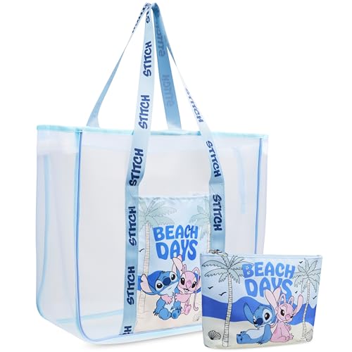 Get Trend Disney Stitch Borsa Donna Borsone da Viaggio Ragazza Tote Bag con Piccola Custodia...