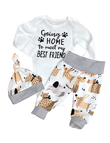 Image of WIQI Newborn Boy Clothes Letter Print Long Sleeve Romper+Cute Animal Pants With Hat 3PCS Baby Boy Fall Winter Outfits