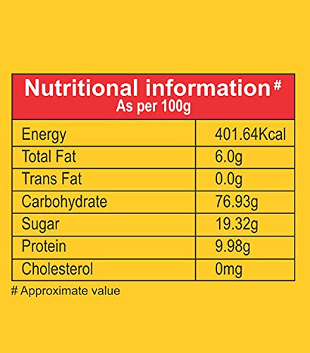8AM Muesli Honey, Raisins & Almonds, Tasty, Nutritious and Healthy Snacks, Include Whole Grains and Seeds, 425 gm 3