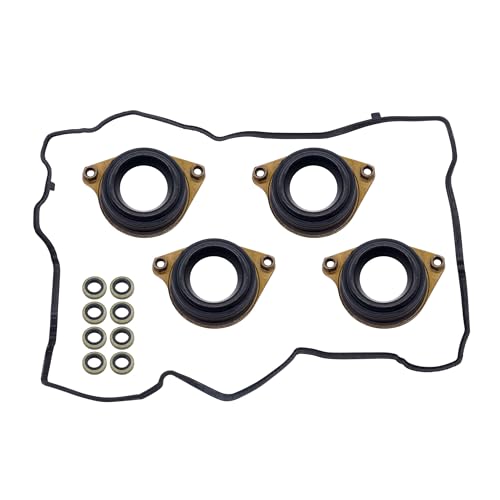Image of HiSport Engine Valve Cover Gasket Set - Compatible with Acura ILX 2016-2020 TLX 2015-2020 Compatible with Honda CR-V 2015-2018 Accord 2013-2017 2.4L - Replace 12030-5A2-A01