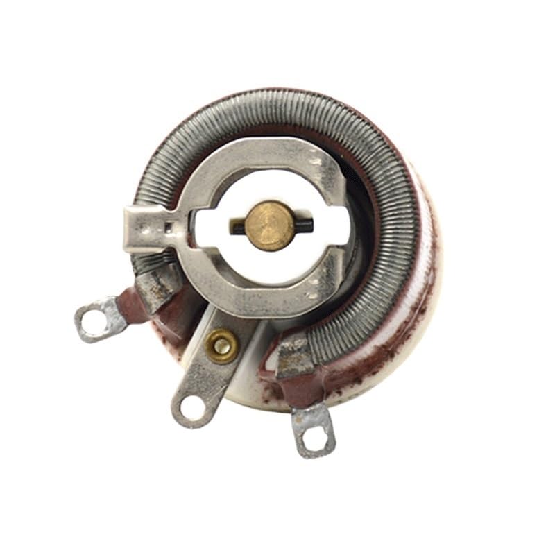 Reóstato de Alta Potencia BC1 R-50R 100 W máx., Resistencia Alambre bobinado Variable rotativa, Forma Disco, Ajustable