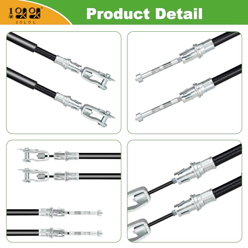 Juego de cables de freno para carrito de golf trasero kit 102557502 7