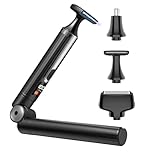 Electric Back Shaver for Men, Cordless Body Grooming kit with Extendable Long Handle, Wide Blade for Back Hair, Nose & Stubble Trimmer, Waterproof, LED Display & Rechargeable