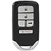 KEYALL 2 Pack 5 buttons Remote Control Car Key Fob 2014-2017 Fit for Honda Civic 1.5L,2014-2015 Fit for Honda Civic 1.8L KR5V2X,72147TBAA11,72147TBAA12