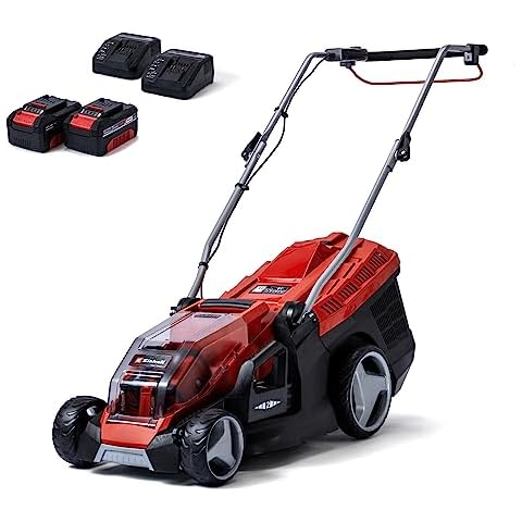 Einhell 36V Cordless Lawnmower with Batteries Cover