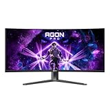 AOC Moniteur de Jeu incurvé OLED WQHD 34 Pouces, 175 Hz, 0,03 ms, FreeSync Premium Pro, Comp. G-Sync, HUB USB, 2X HDMI, DisplayPort, HDR400 (3440x1440)