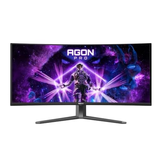 AOC Agon PRO AG346UCD - 34 Zoll WQHD OLED Curved Gaming Monitor, 175 Hz, 0.03 ms, FreeSync Premium Pro, G-Sync comp., HDR400 (3440x1440, 2X HDMI 2.0, 1x DisplayPort 1.4, USB Hub) schwarz