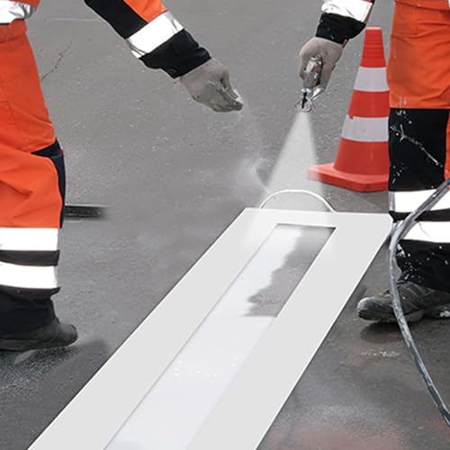 Gabarit de traçage de parking extérieur avec guide rectiligne rigide - 4