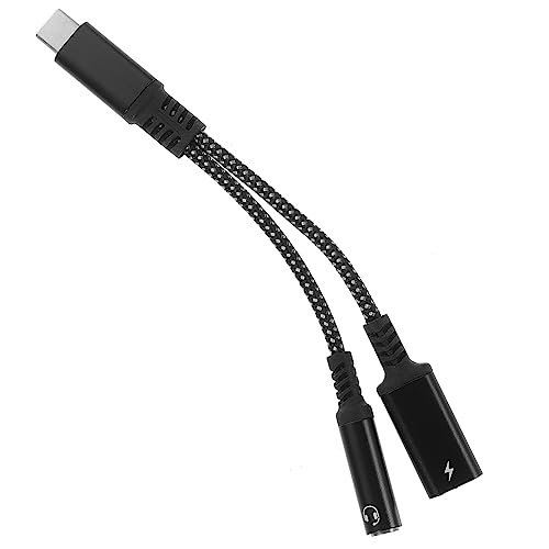 Loigohon オーディオアダプタ USB-C対応 軽量 ? 3.5mmイヤホン接続と急速充電ポート搭載、音楽や通話中に充電可能