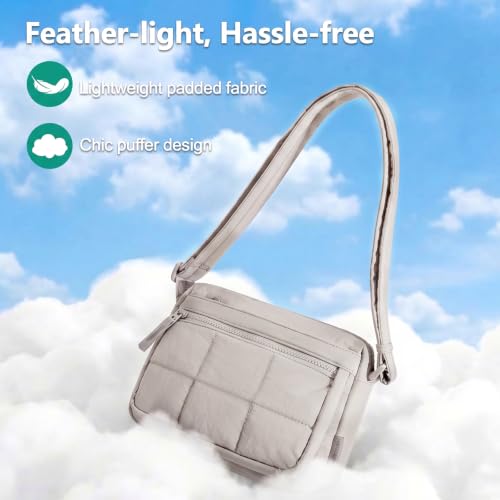 Image of Nylon Crossbody Bag for Women, Lightweight Shoulder Travel Purse