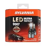 SYLVANIA 9007 LED Ultra - Fog Lights For Cars and Trucks - Headlight Bulbs for Off Road Powersports - 6000k Cool White LED Light - Maximum Lifespan - No Polarity - DIY Upgrade