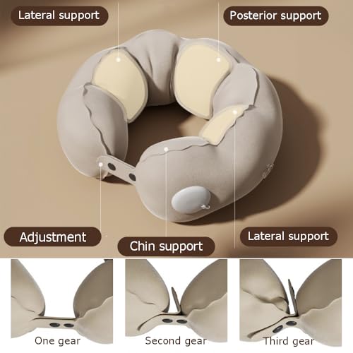 Almohada Inflable para Viaje, tamaño estándar, algodón miniatura 5