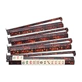 Generisch Mahjong-Steine-Ständer,Schnellaufbau-Organizer - Mahjong-Ablage mit Magnet-Pusher | für Spieler, Senioren, Hobbyisten, Spielzimmer, Familie, Zusammenkunft, Reisen, Gemeindezentrum
