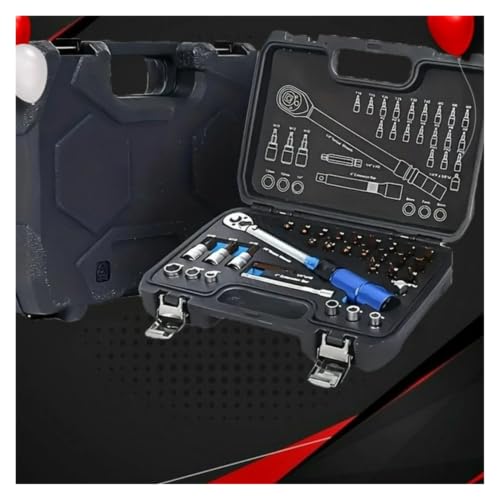 Jeu de 32 clés dynamométriques 1/4 pouces coffret outillage auto vélo